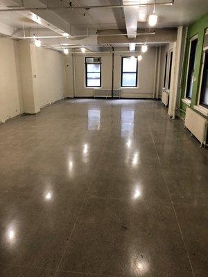 Polished concrete 3000 grit