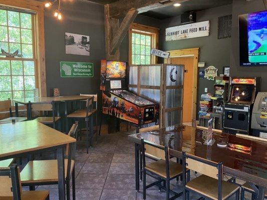 Seating area in main taproom.