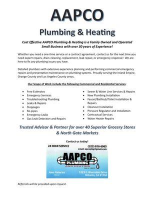 AAPCO Plumbing & heating