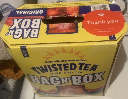 Twisted Tea in a Box!!!!