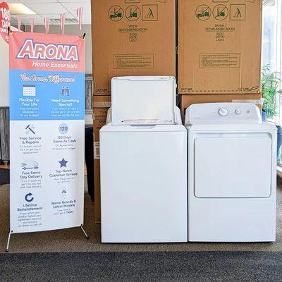 Washer & dryer sets starting at $29.99/week