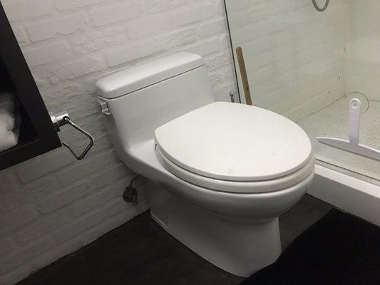 Installed TOTO toilet