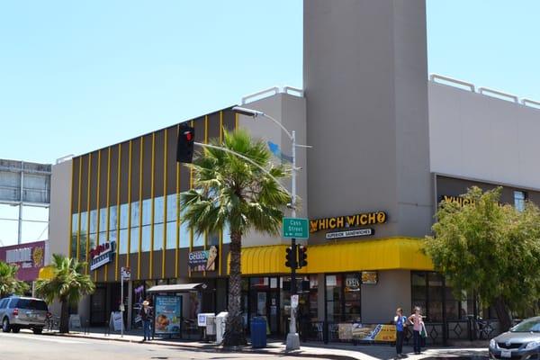 Our building in Pacific Beach on the corner of Cass & Garnet.