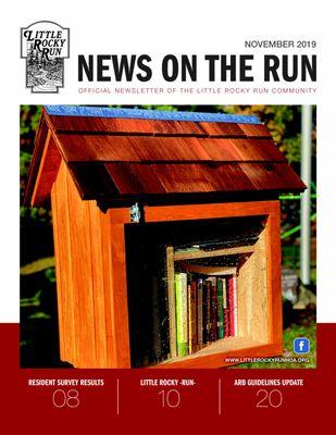 November Cover of the           News on the Run  The official HOA publication  Little Rocky Run community