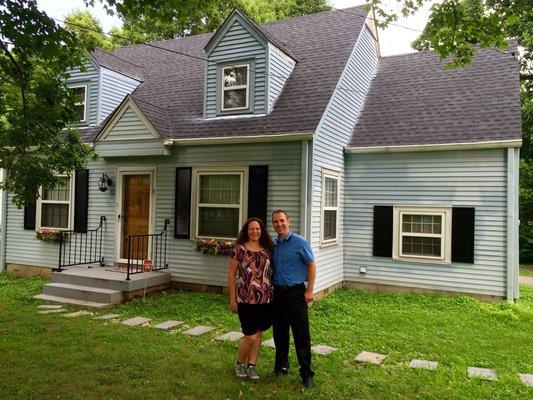 Happy buyers close on their new home in Nashville.