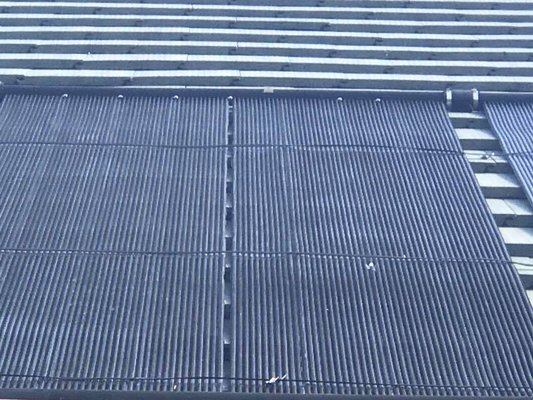 bad solar panel from Aquatherm Industries with 6 plugged leaks