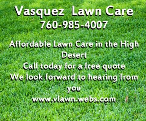 Vasquez Lawn Care