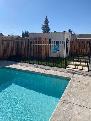 Pool enclosure, safety fence and boundary fence