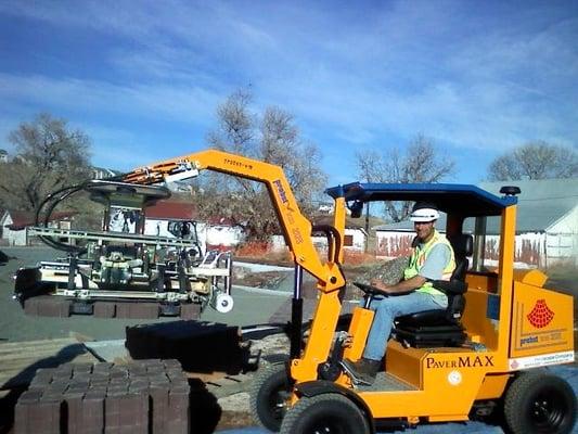 Hildebrand Ranch Open Space  Jefferson County, Colorado installation of 33,000 SF Permeable Interlocking Concrete Pavers.