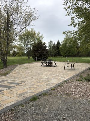 Open air patio