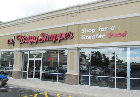 Our clothing and goods donation center is located within the Ithaca Thrifty Shopper.