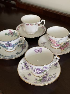 Bone china teacups?  Yes, please!