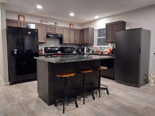 New kitchen island