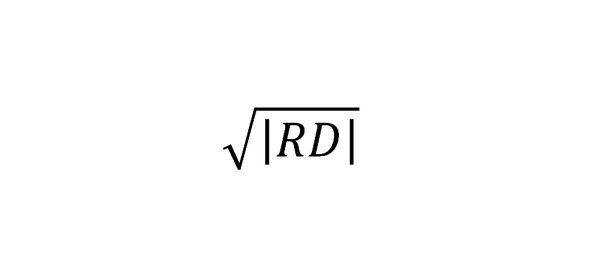 Radical Determinant logo is a tongue in cheek square root (radical) of a determinant of the product of matrices R and D.