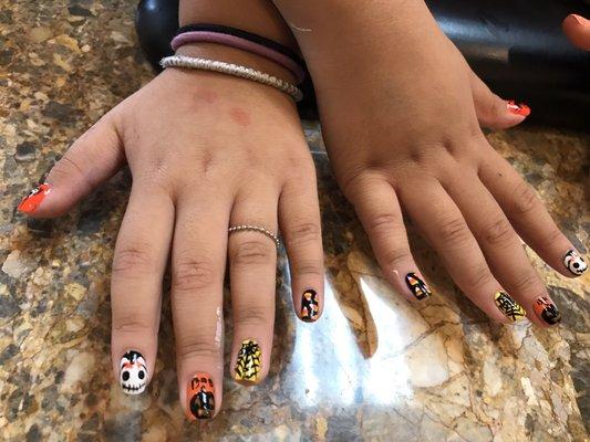 hallowen nail design