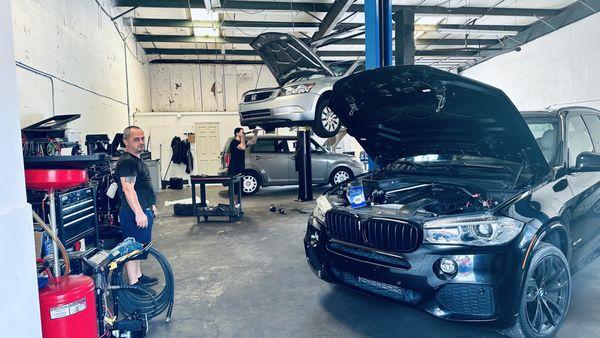 BMW X5 valve cover gasket and oil change