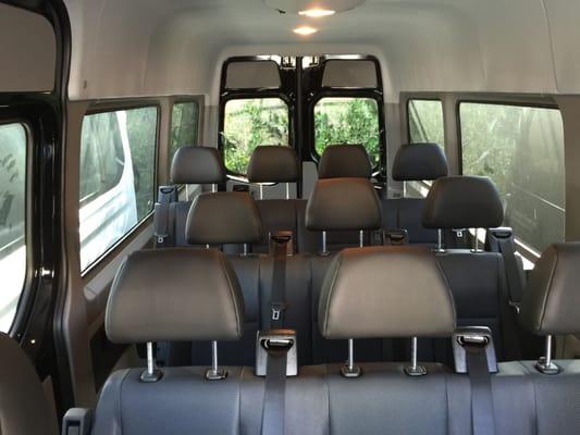 12 passenger mercedes sprinter interior