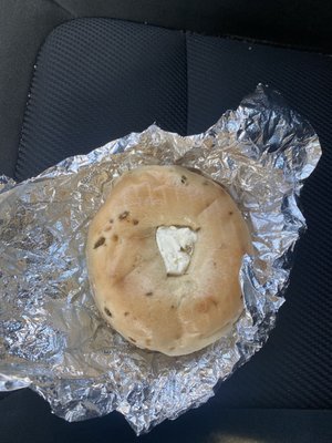 Jalapeño Bagel with Jalapeño cream cheese