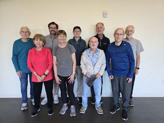 Parkinsons Fitness class is held every Tuesday at 9:30am. A free class where the focus is on balance, strength, and flexibility.