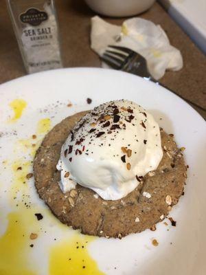 This is some of the ice cream on a oatmeal cookie! It was delicious! 5 stars!