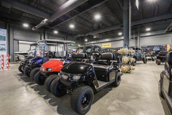 EZ-GO golf carts are in stock