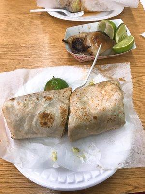 Asada burrito