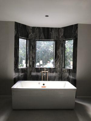 Wall Facade + Bath Tub