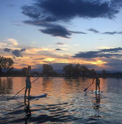 Join us for a full moon paddle at Union Reservoir