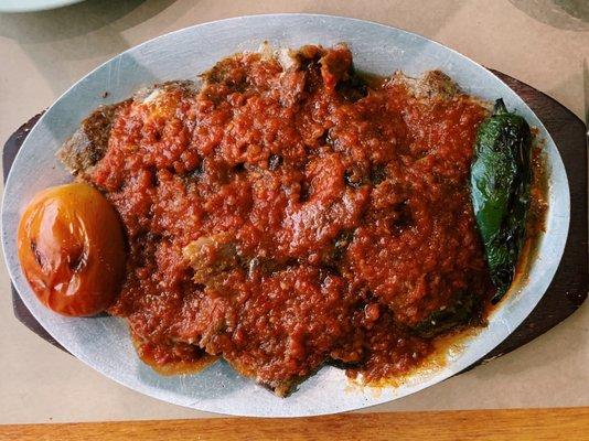 Iskender kebab