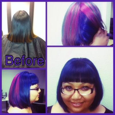 Fantasy hair color!