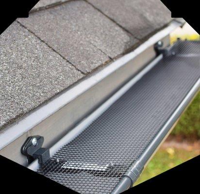 Gutter guards by Resolve Roofing