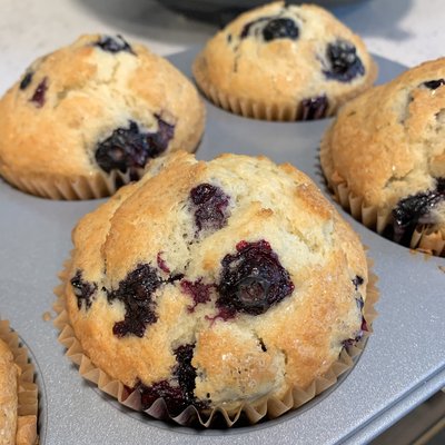 Housemade blueberry muffin