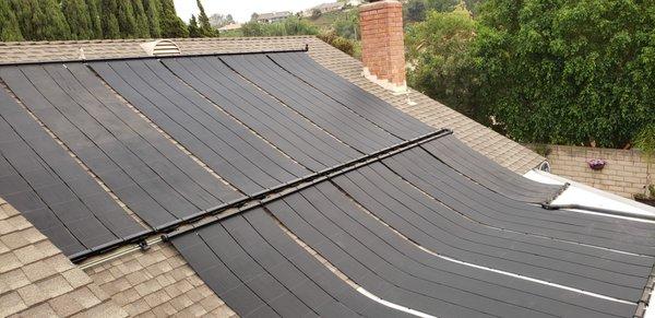 Pic of my pool solar heating system!!