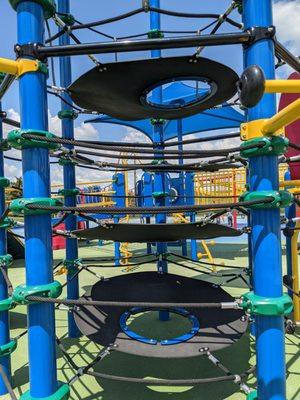 This is a very cool playground. Free! Pavilions and picnic areas and horseshoes pits