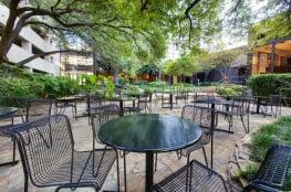 The patio in our downtown San Antonio office location.