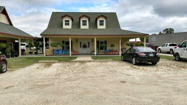 Nellie Bees Floral Boutique next to Click's green house.