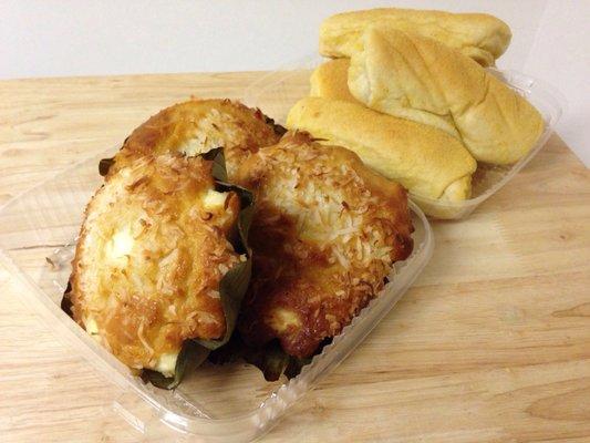 Another shot of their Bibingka and Spanish Bread--consistent in shape, size, and taste.