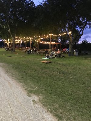 Refreshing open area for live music and a day at the park.