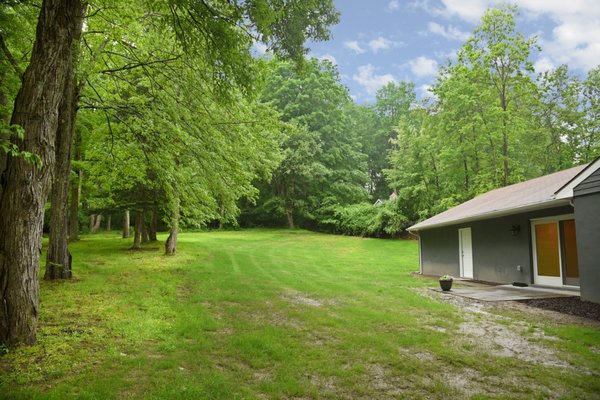 Spacious back yard