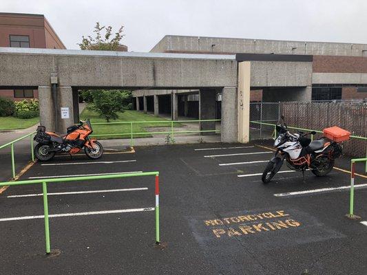 KTM Motorcycle Parking Only