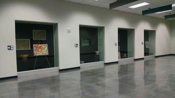 The mall is small, but I just learned today that they have a small art gallery inside.