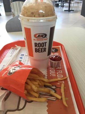 I love root beer floats!