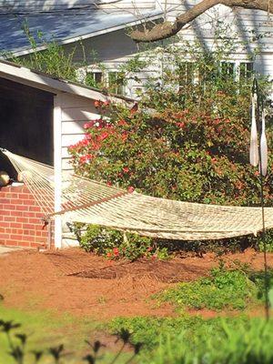 Relaxed in the Hammock and bird watched. Loved it