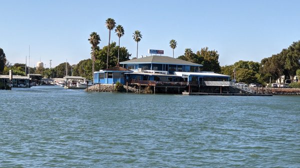 The Point restaurant at the marina entrance