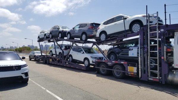 new vehicle transport