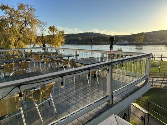 Patio/deck with stunning views