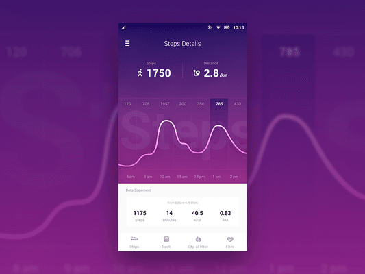 fitness app design