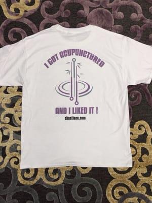 Enjoyed your first treatment? Let us know and receive this free t-shirt so you can let everyone else know too. :-)