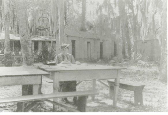 Green Springs -1920.  The park had picnic area and changing rooms. Photo courtesy of WVHS