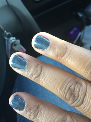 My gel nails aren't fully cured.